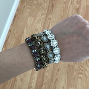 J. Crew and Francescas bracelets!